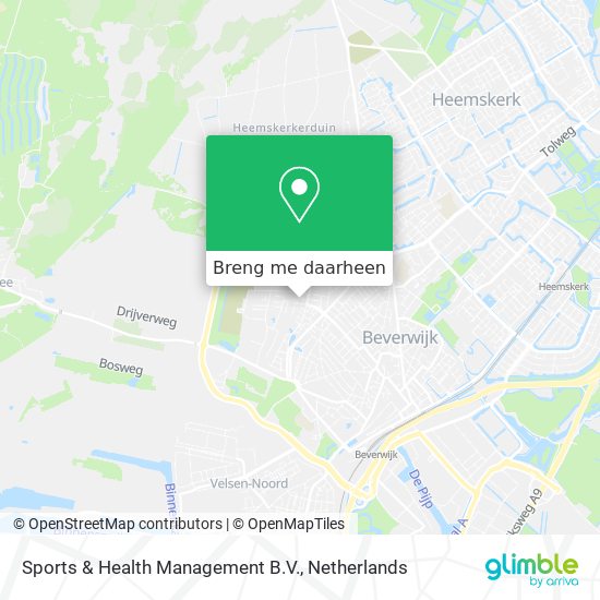 Sports & Health Management B.V. kaart