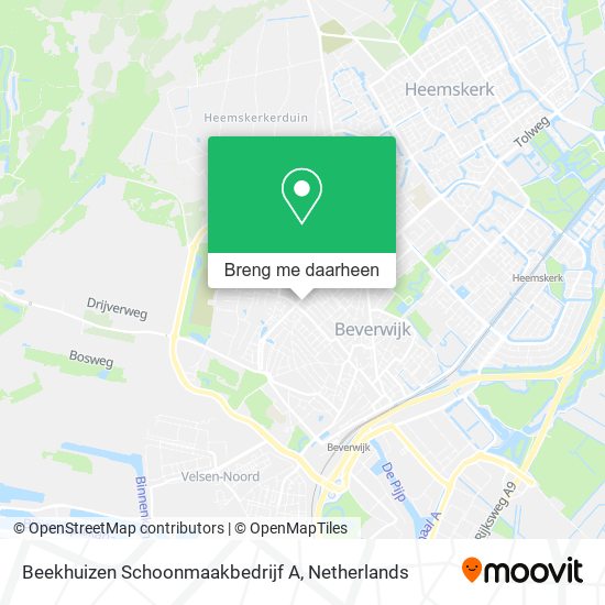 Beekhuizen Schoonmaakbedrijf A kaart