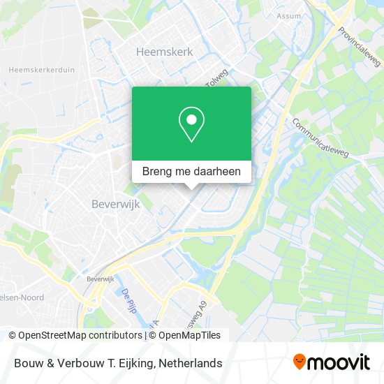 Bouw & Verbouw T. Eijking kaart