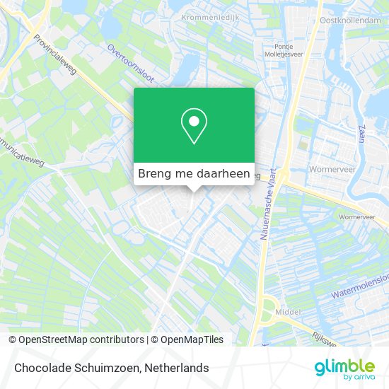 Chocolade Schuimzoen kaart