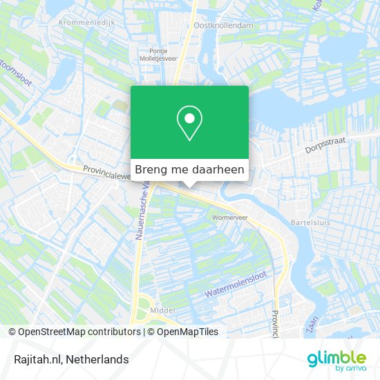 Rajitah.nl kaart