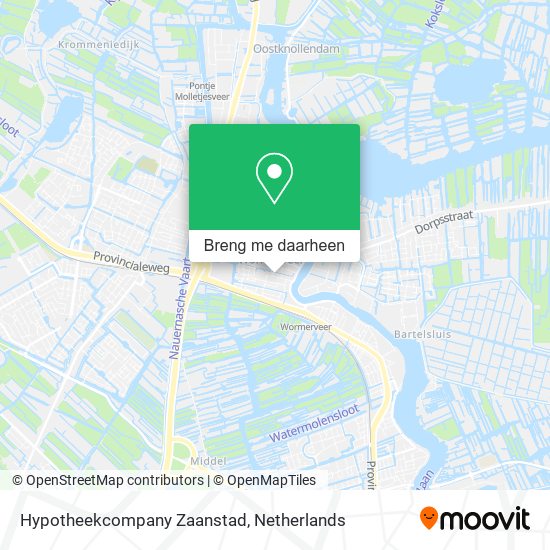 Hypotheekcompany Zaanstad kaart