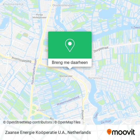 Zaanse Energie Koöperatie U.A. kaart