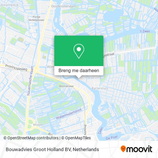 Bouwadvies Groot Holland BV kaart