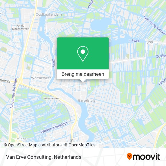 Van Erve Consulting kaart