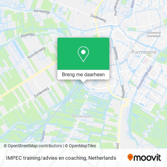 IMPEC training / advies en coaching kaart