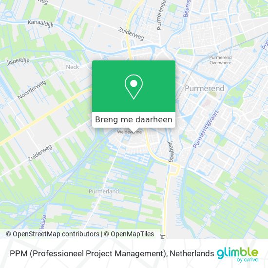 PPM (Professioneel Project Management) kaart
