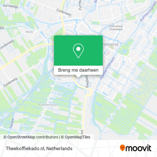 Theekoffiekado.nl kaart