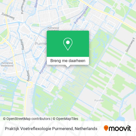 Praktijk Voetreflexologie Purmerend kaart