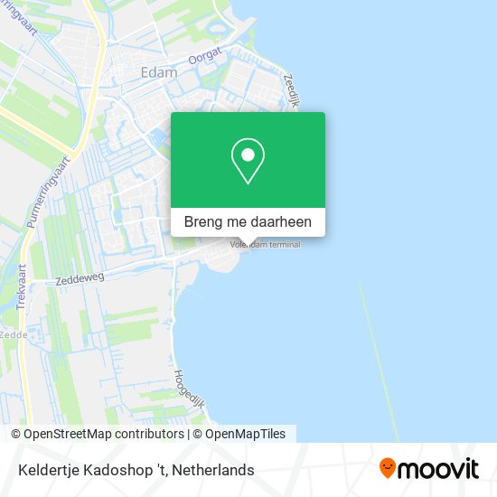 Keldertje Kadoshop 't kaart