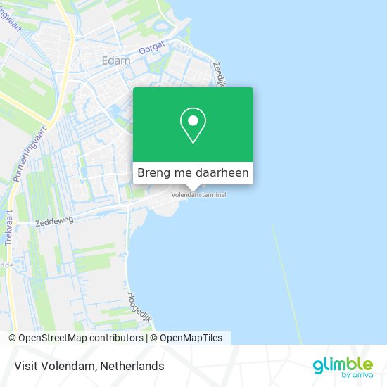 Visit Volendam kaart