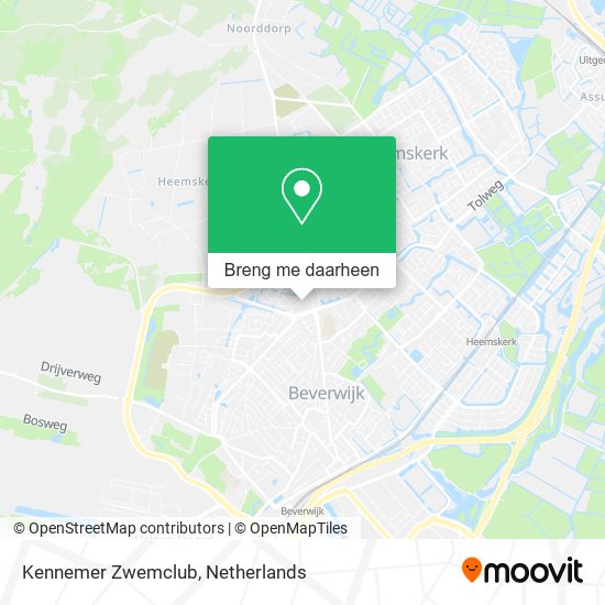 Kennemer Zwemclub kaart