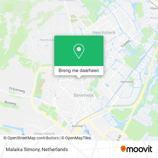 Malaika Simony kaart