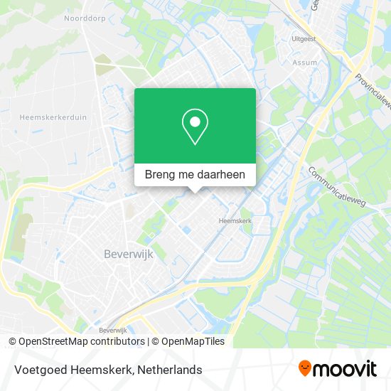 Voetgoed Heemskerk kaart