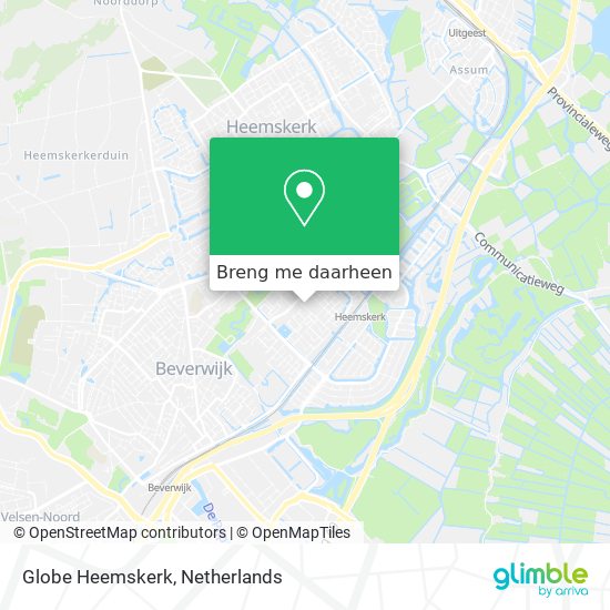 Globe Heemskerk kaart