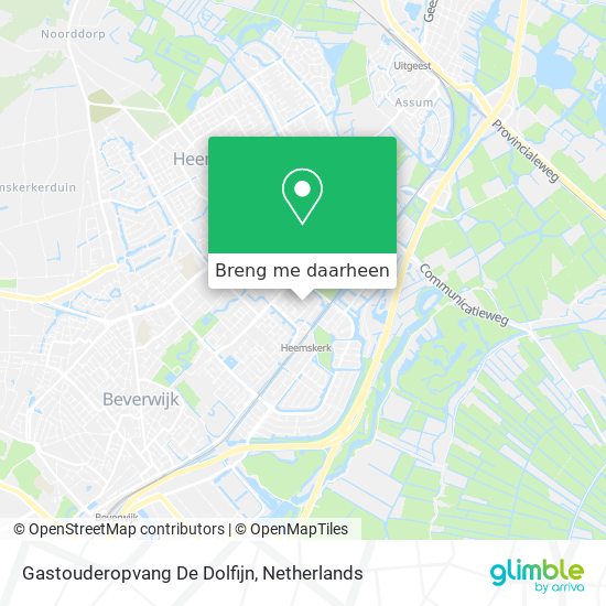 Gastouderopvang De Dolfijn kaart