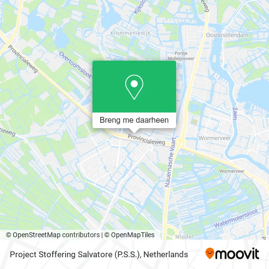 Project Stoffering Salvatore (P.S.S.) kaart