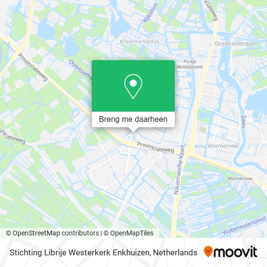 Stichting Librije Westerkerk Enkhuizen kaart