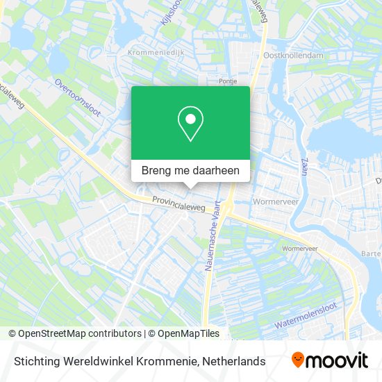 Stichting Wereldwinkel Krommenie kaart