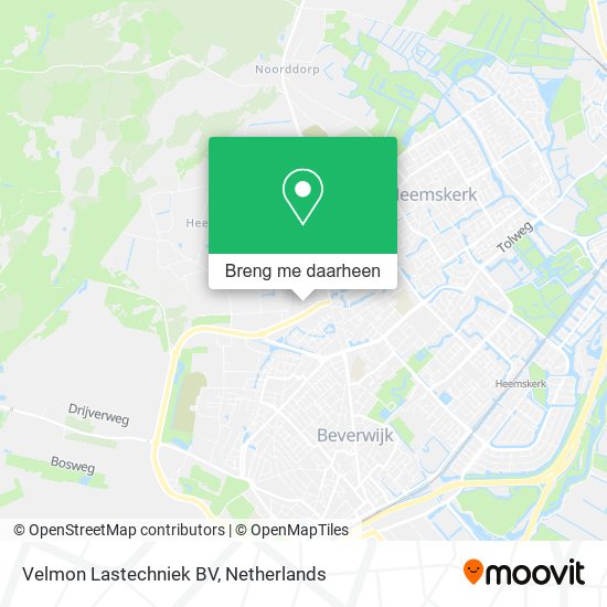 Velmon Lastechniek BV kaart