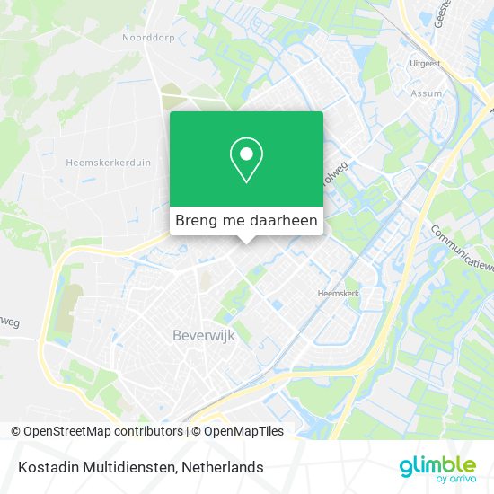 Kostadin Multidiensten kaart