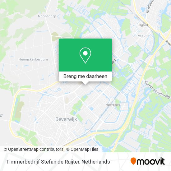 Timmerbedrijf Stefan de Ruijter kaart