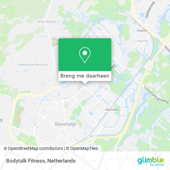 Bodytalk Fitness kaart