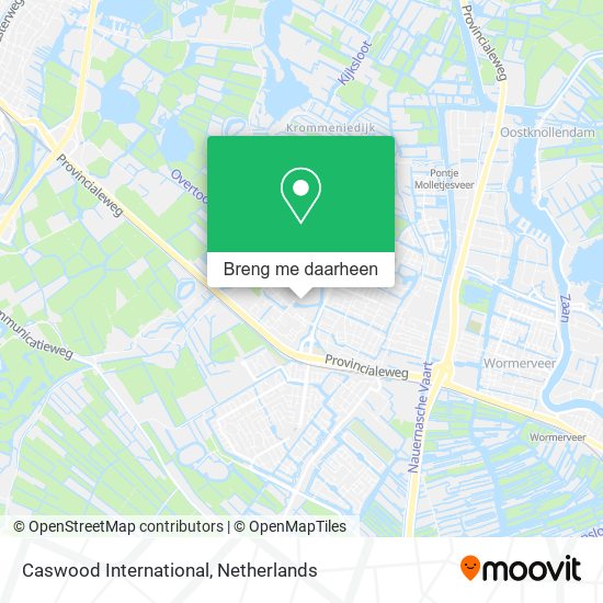 Caswood International kaart