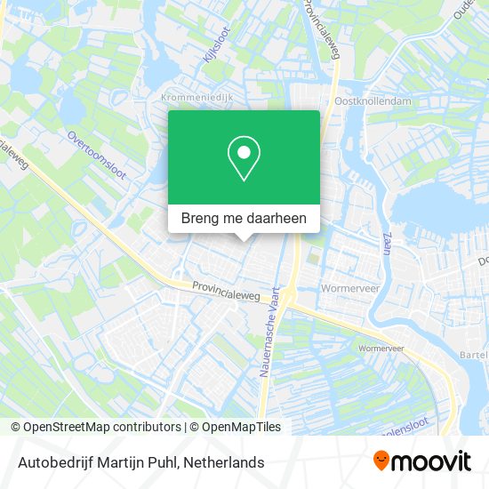 Autobedrijf Martijn Puhl kaart