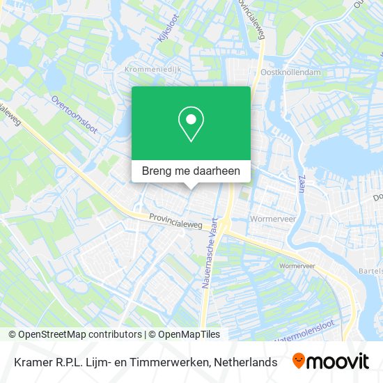 Kramer R.P.L. Lijm- en Timmerwerken kaart