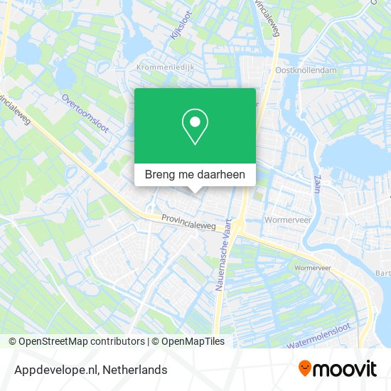 Appdevelope.nl kaart