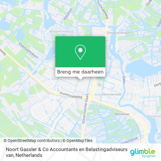 Noort Gassler & Co Accountants en Belastingadviseurs van kaart