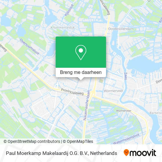 Paul Moerkamp Makelaardij O.G. B.V. kaart