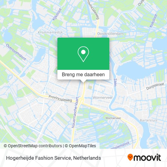 Hogerheijde Fashion Service kaart