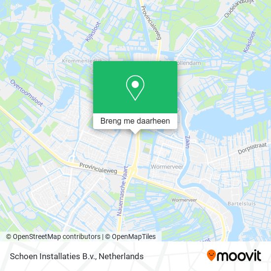 Schoen Installaties B.v. kaart