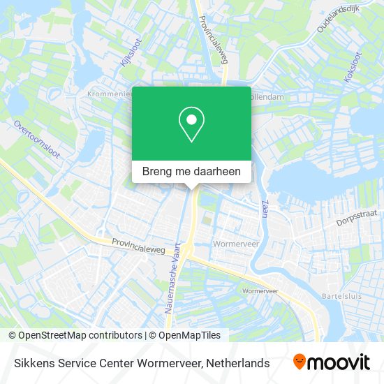 Sikkens Service Center Wormerveer kaart