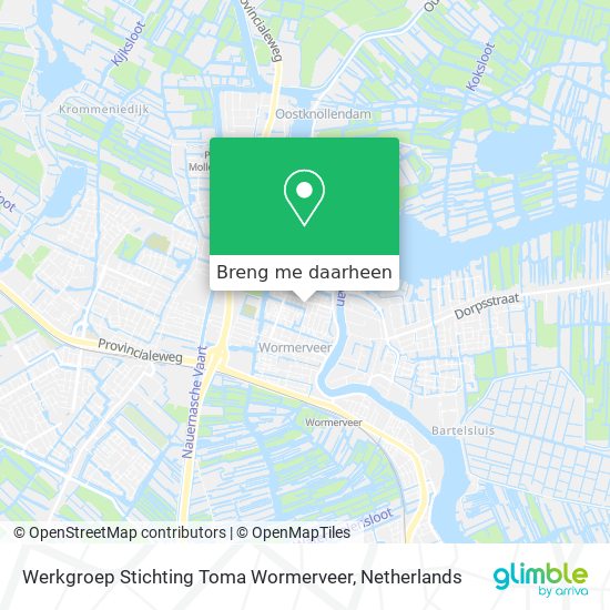 Werkgroep Stichting Toma Wormerveer kaart