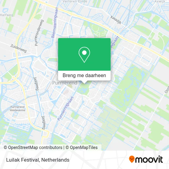 Luilak Festival kaart