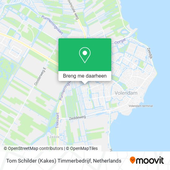 Tom Schilder (Kakes) Timmerbedrijf kaart