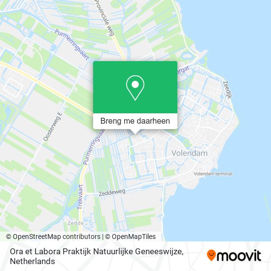 Ora et Labora Praktijk Natuurlijke Geneeswijze kaart