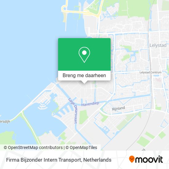 Firma Bijzonder Intern Transport kaart