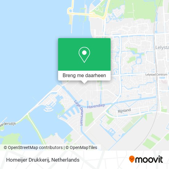 Homeijer Drukkerij kaart