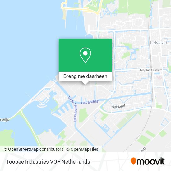 Toobee Industries VOF kaart