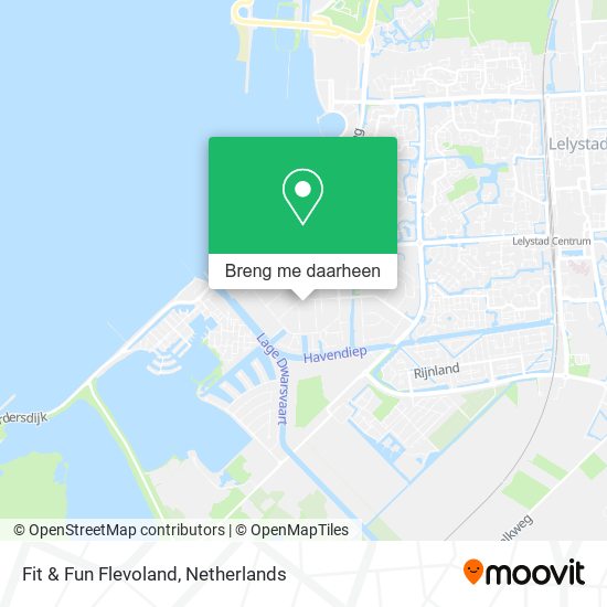 Fit & Fun Flevoland kaart