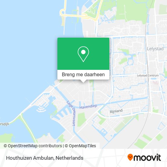 Houthuizen Ambulan kaart