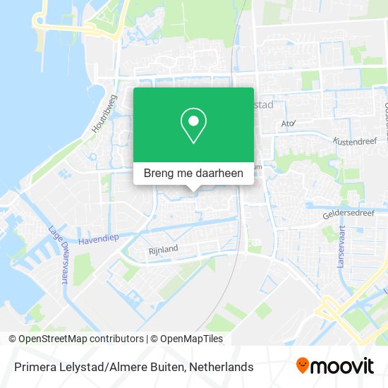 Primera Lelystad/Almere Buiten kaart