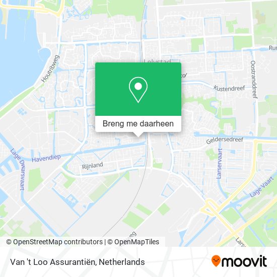 Van 't Loo Assurantiën kaart