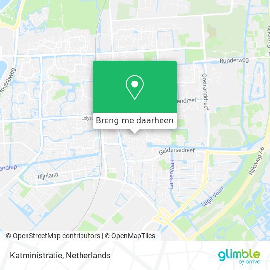 Katministratie kaart