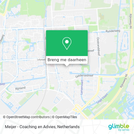 Meijer - Coaching en Advies kaart