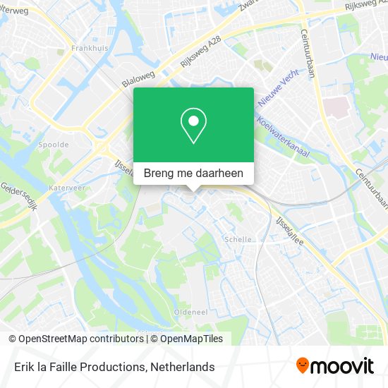 Erik la Faille Productions kaart